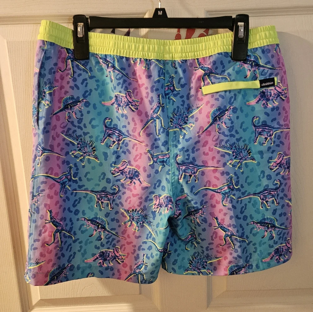 Chubbies Boys' Swim Trunks: THE DINO DELIGHTS: NEW WITH TAGS: SIZE XL (18/20)